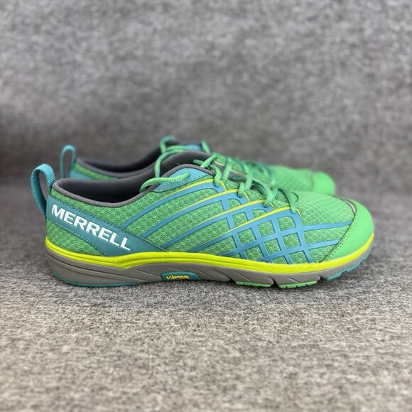 ✅Women’s 11 Merrell Bare Access Arc 2 Green/Aqua Barefoot Running Shoes J58086 - Picture 8 of 12
